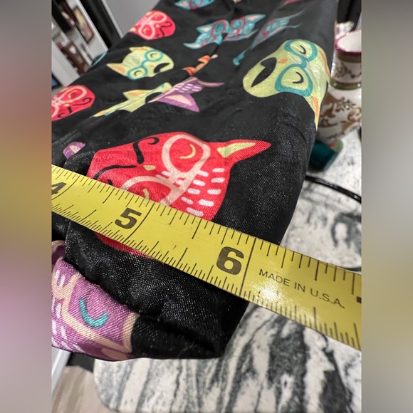 Super Cute🐱Colorful Cats in Glasses Print Tote Bag, Zip Top , Sturdy Handles - Picture 10 of 10